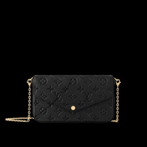 The Pochette Liv is crafted from supple, grained Monogram Empreinte leather and signed with a Louis Vuitton-engraved plaque in gold-tone metal. This stylish, rectangular bag is characterized by its subtle vintage feel. It sits snugly under the arm and